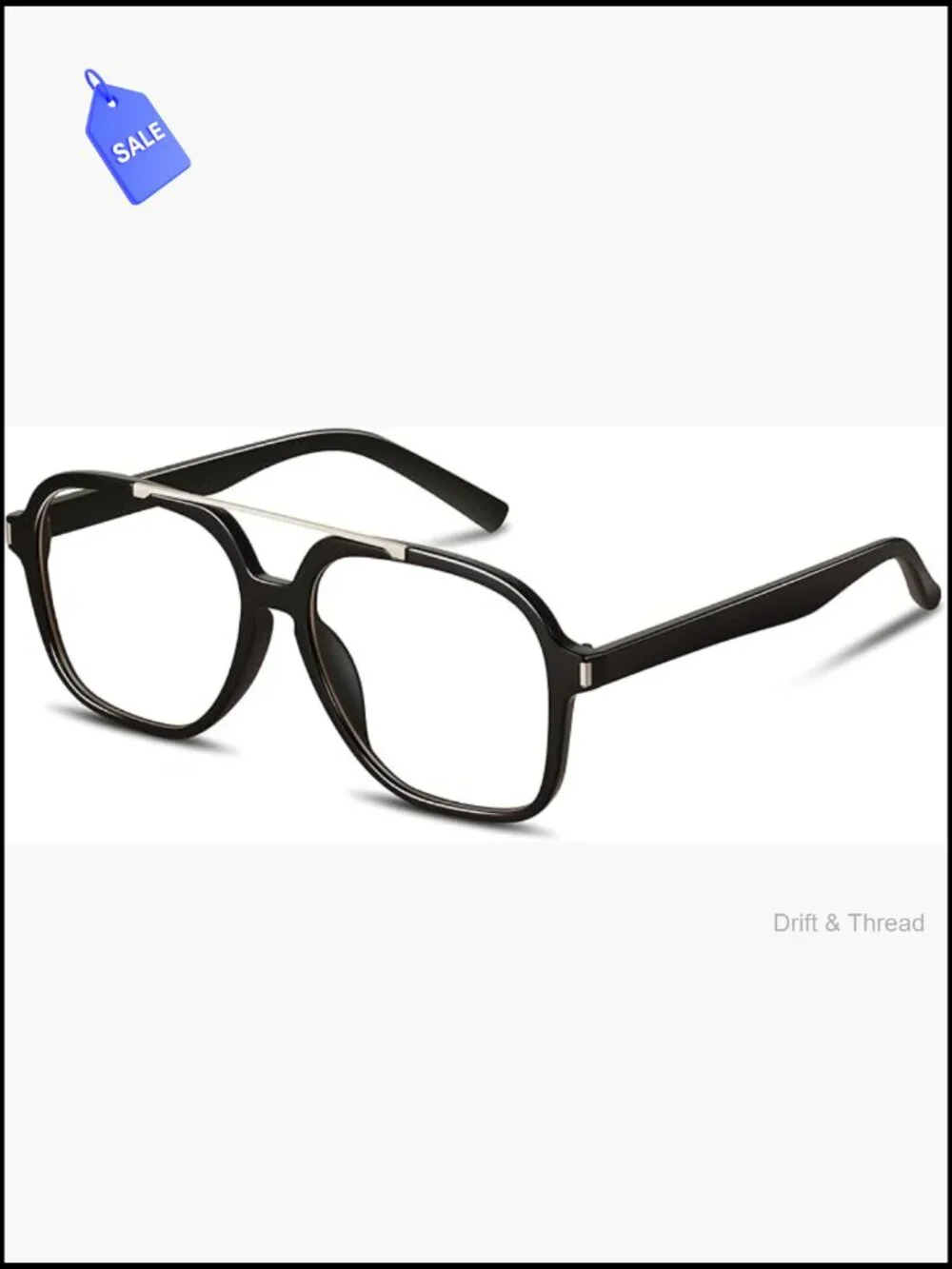Retro Square Aviator Blue Light Blocking Glasses for Women Men Computer TV